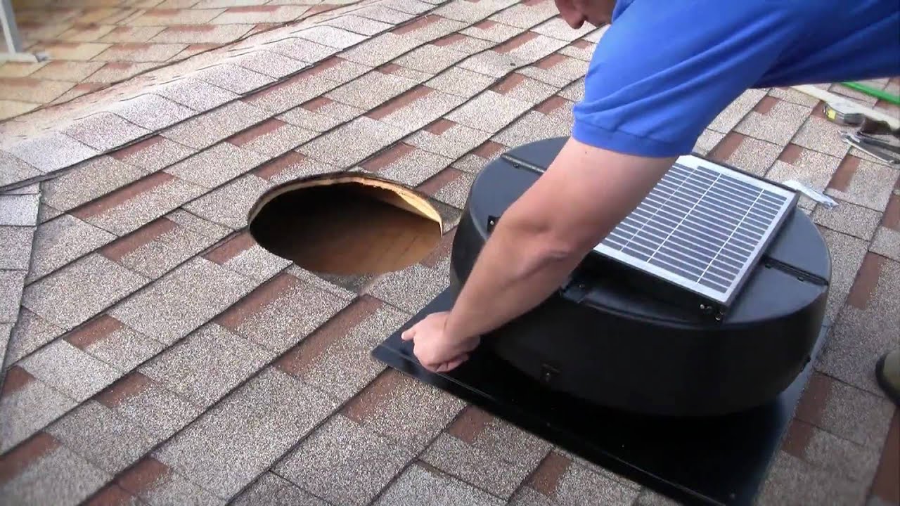 Install a Solar Attic Fan