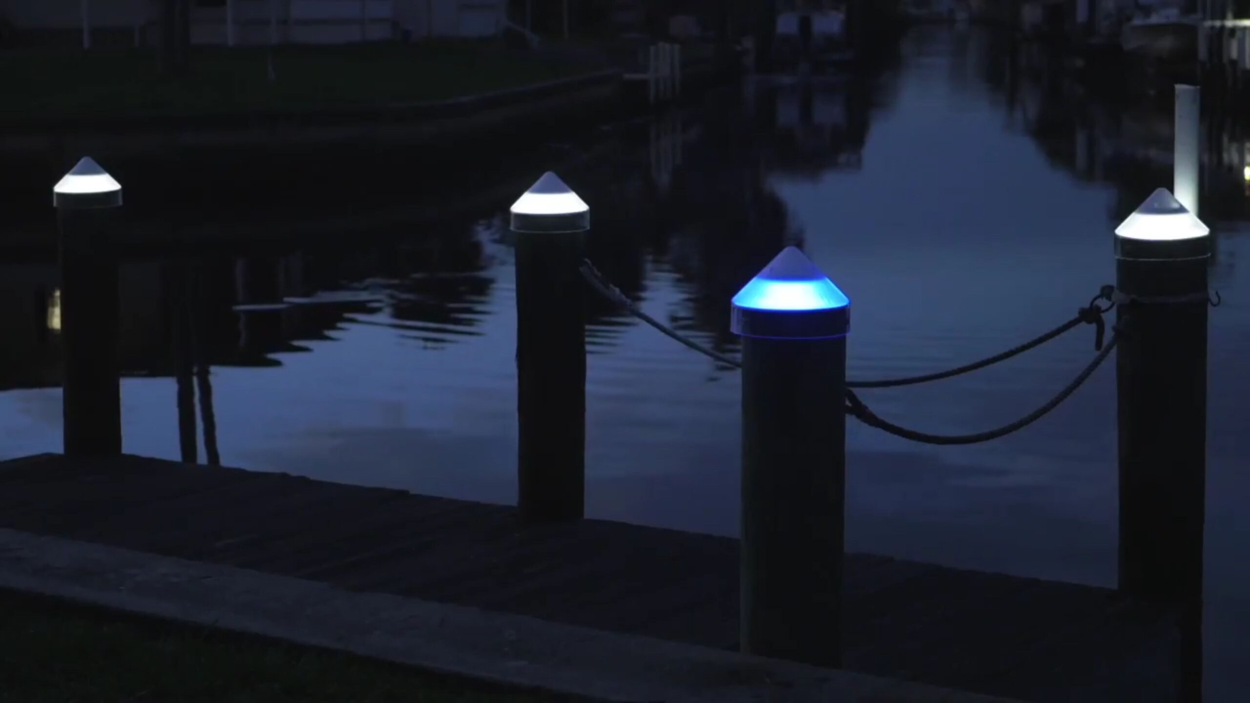 Solar Dock Light Installation